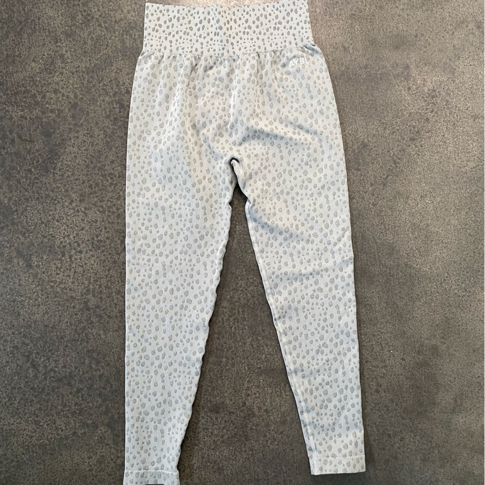 AYBL Light Gray Leopard Print Leggings